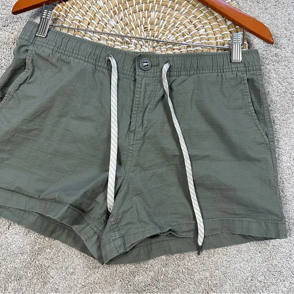 Vuori Women's Ripstop Climber Shorts 3" Mid Rise Outdoor in Green Size L - Image 5