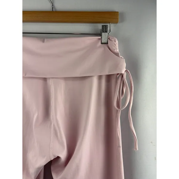 Women’s Halara Large Baby Pink Wide Leg Leggings - Image 4