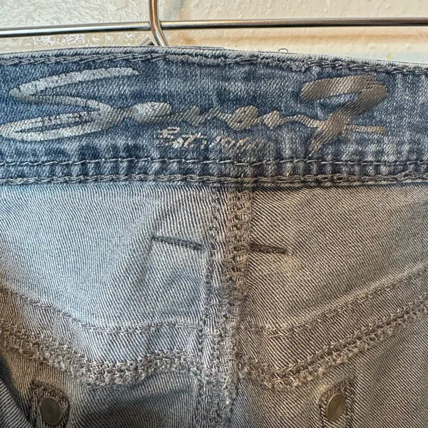 Seven7 Boot Cut Jeans Blue Denim Size 12 - Image 8