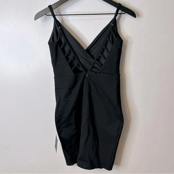 Lulu's So Good Sleeveless Cutout Black‎ Bodycon Dress Size S NWT - Image 4