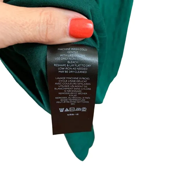 Anthropologie Maeve Twist-Back Velvet Holly Green Sleeveless Midi Dress - Image 8