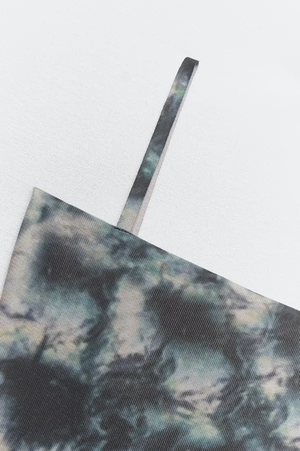 Zara dress midi fitted tie dye effect casual summer vacation - Image 9