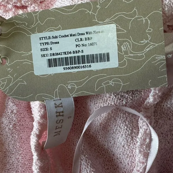 Meshki - Suki Knit Maxi Dress With Flowers - Image 4