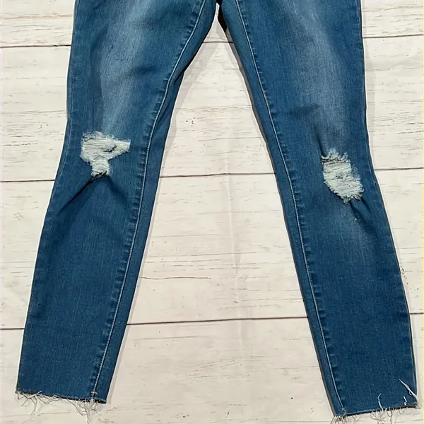 Pacsun high rise ankle skinny button up jeans - Image 4