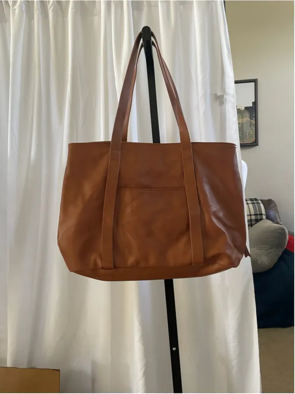 Universal Threads Women's Universal Thread Brown Tote Bag One Size - Image 2