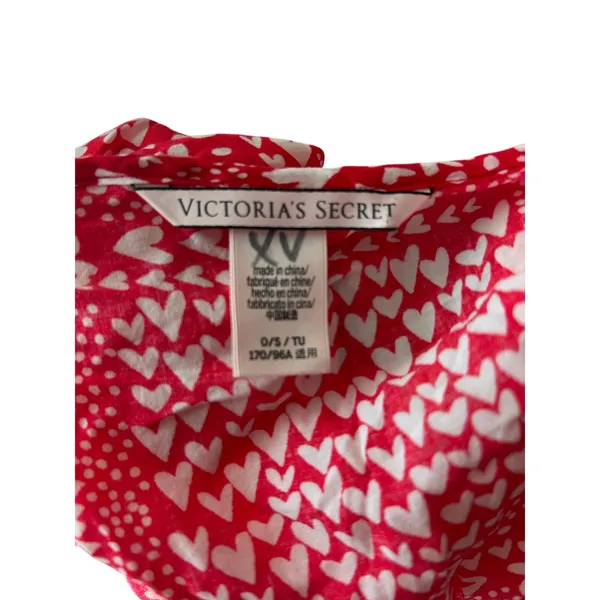 Victoria's Secret red heart pattern swim cover-up Beachy pool cruise resort - Image 4