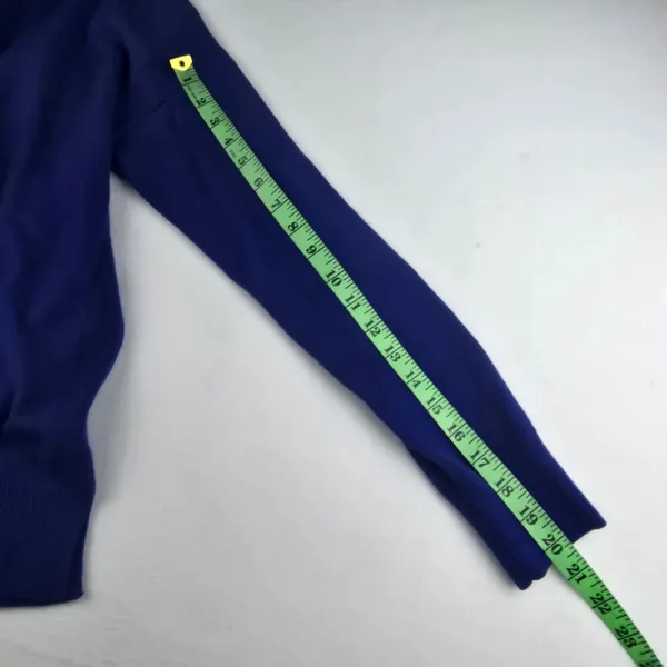 GAP Women's Blue Merino Wool Blend Knit Sweater Crewneck‎ Long Sleeve Medium - Image 9