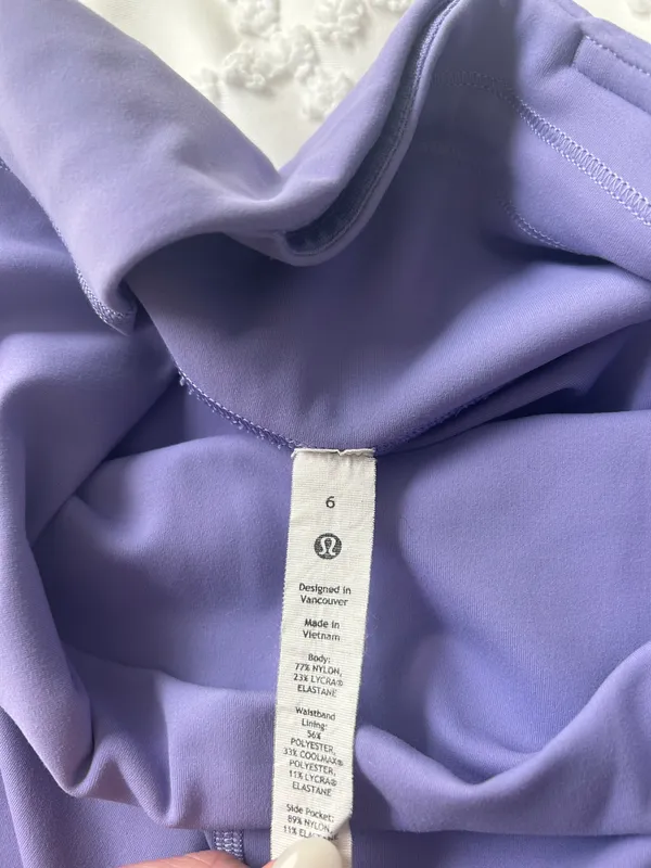 Lululemon Purple  Biker Shorts - Image 2
