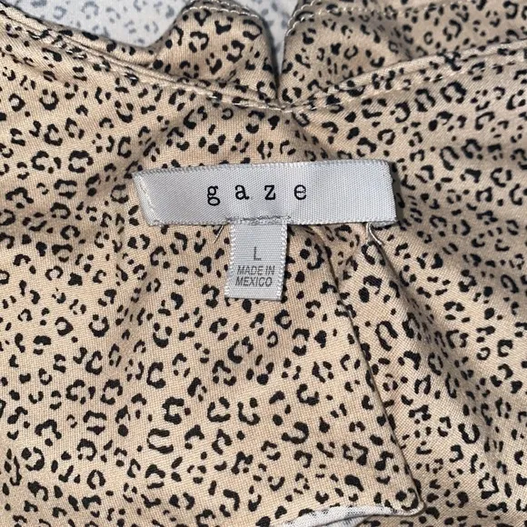 5/$30 🎈 Gaze large leopard print tank top‎ Tan - Image 6