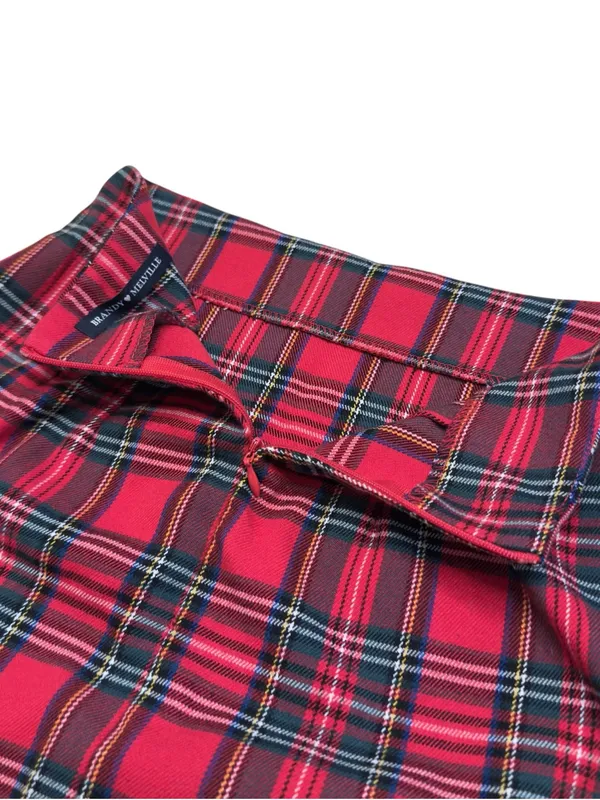 Brandy Melville Red Tartan Plaid Mini Skirt XXS 00 0 Y2K Preppy Coquette Rare - Image 13