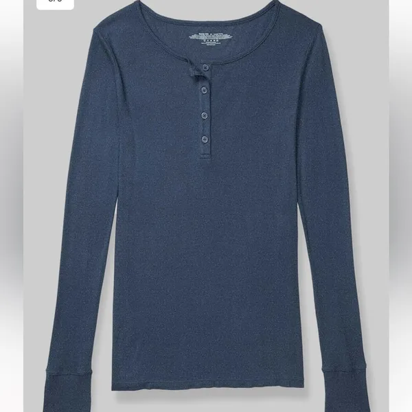 Women's Downtime Henley Size M - Image 5