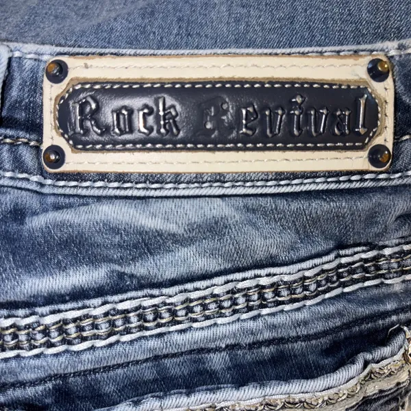 Rock Revival Lanlan Skinny Low Rise Jeans Womens size 26 Rodeo - Image 6