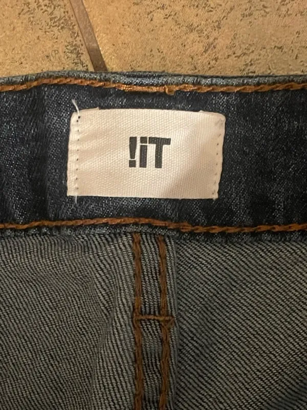!iT Jeans Mid Rise Relaxed Wide Leg Dark Wash Denim Jeans Size 8 29 NWT - Image 15