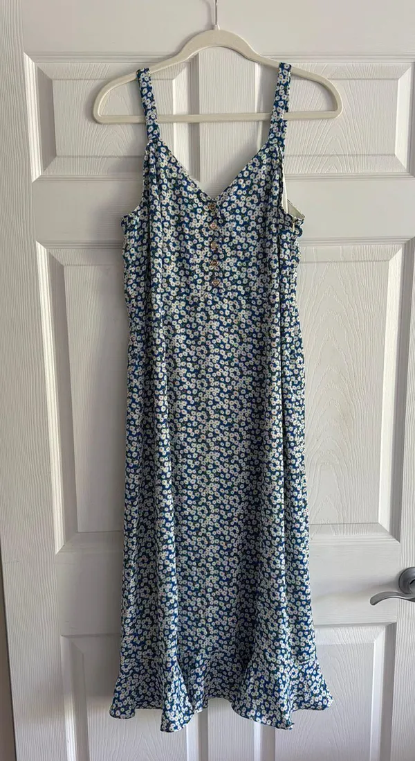 Lulus Floral Midi Dress - Image 3