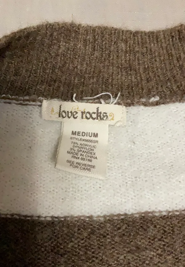 Pullover sweater Brown Size M - Image 3