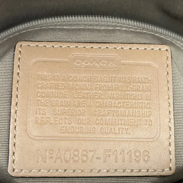 Vintage Coach F11196 Soho Shoulder Bag Tan Leather Buckle Flap Bag Y2K Luxury - Image 2