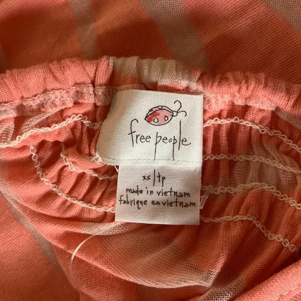 Free People Sheer Zebra Stripe Tank Size XS - Image 9