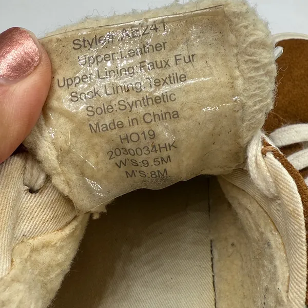 Madewell Sidewalk Low-Top Sneakers in Suede and Sherpa S-459 Sz 9.5 - Image 7
