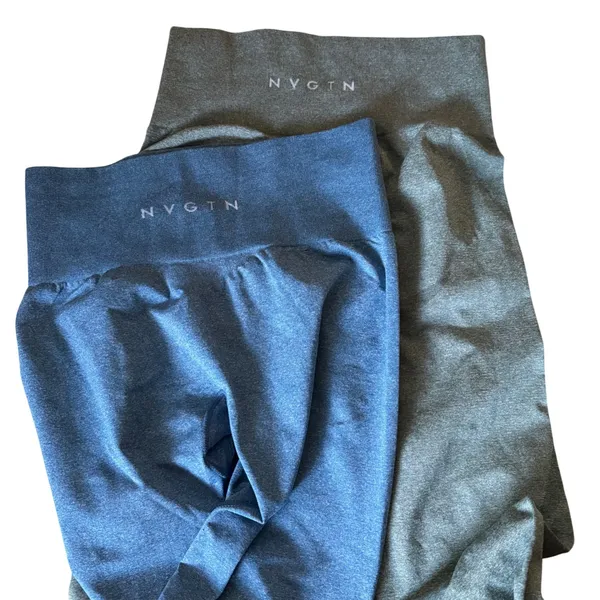 NVGTN Leggings 2 Green Blue Size Small Bundle‎ - Image 2