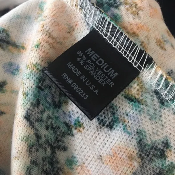 PacSun Nollie Yellow Floral Mini Skirt Medium Orange New Night Out Spring - Image 6