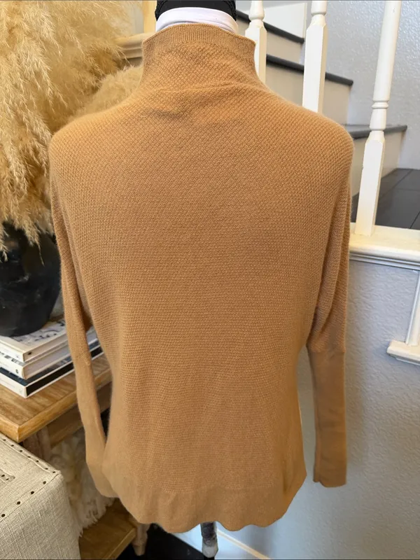 Anthropologie Maeve Shea Oversized Boxy 100% Cashmere Sweater Size XXS - Image 5