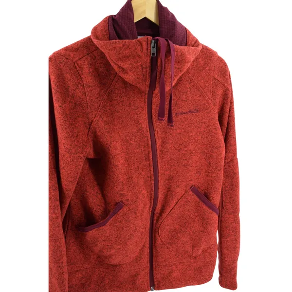 Avalanche Red‎ Full Zip Hooded Sweater Jacket Womens Casual - Image 2
