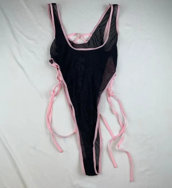 NEW Lingerie bodysuit Black Size M - Image 2