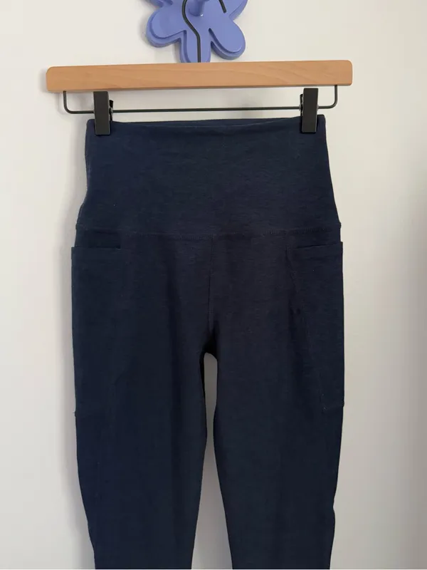 Beyond Yoga Small Spacedye Out Of Pocket High Waist Leggings Navy - Image 2