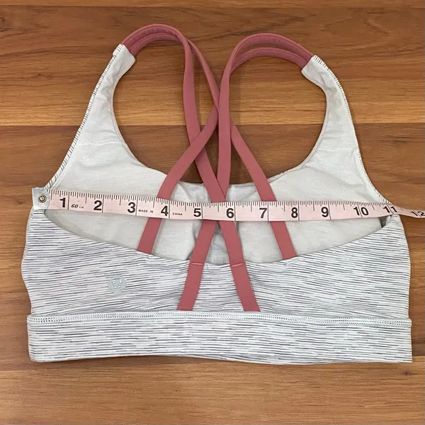 LULULEMON Energy Bra in Wee Are From Space Nimbus Battleship/Pink Puff Size 4 - Image 7