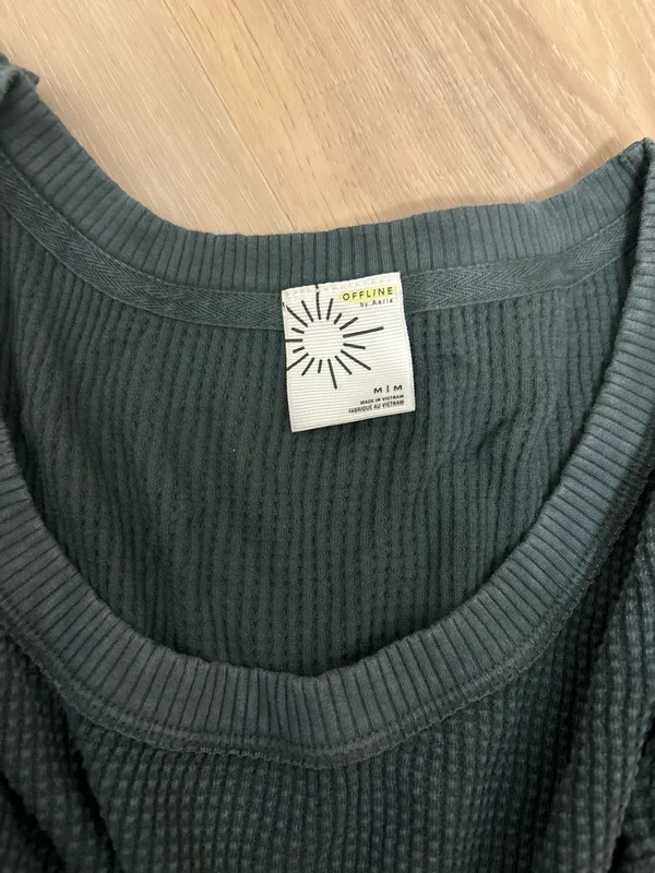 Aerie Waffle Long Sleeve OFFLINE - Image 3