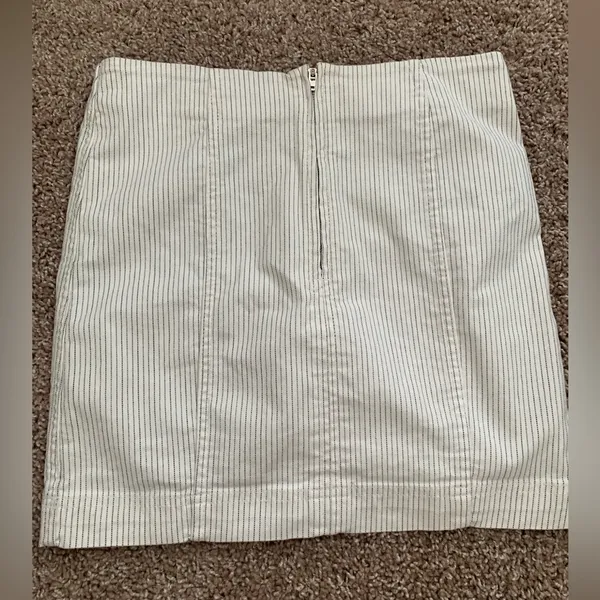 Free people black and white striped skirt - Image 2