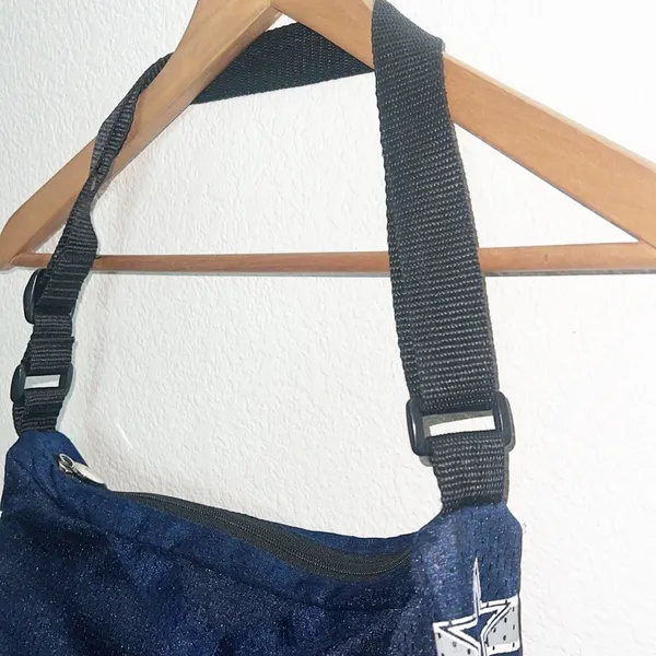 Pro-FAN-ity by little earth Cowboys Jersey Blue Shoulder Bag Purse NFL - Image 4