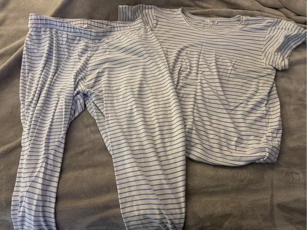 LAKE Pima Crew Short-Long Set in Baltic Blue - Image 3
