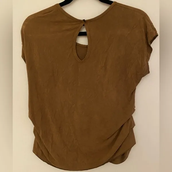 Vivace Brown Sleeveless Suede Western Cinched Waist Top Women’s Size unknown - Image 6