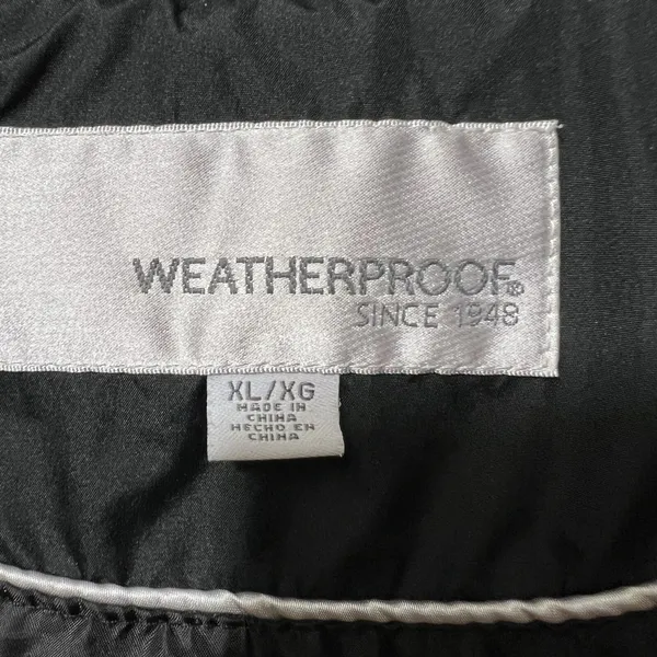 Weatherproof‎ Jacket Womens XL Black Lightweight Utility Zip Front Coat - Image 5