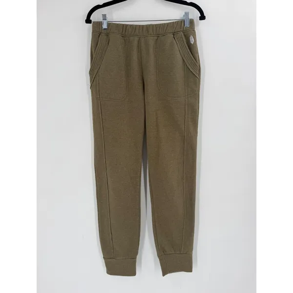 Free People Movement High Rise Joggers Size S Work It Out Army Olive Green - Image 3