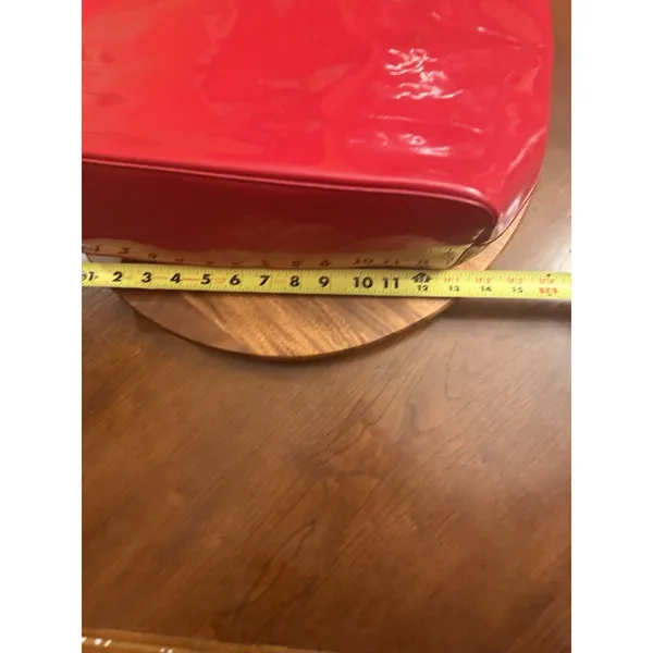 DKNY By Donna Karan Large Red Patent Tote Bag - Image 16