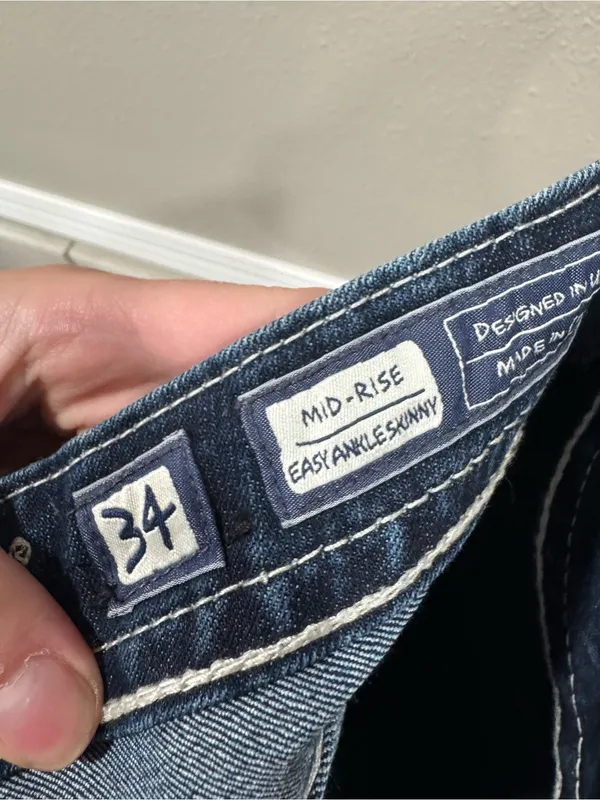 Miss Me Easy Ankle Skinny Mid Rise 34x29 - Image 8