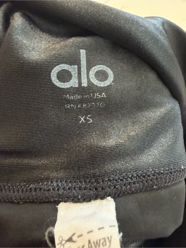 ALO Yoga Black High-Rise Leggings - Image 4