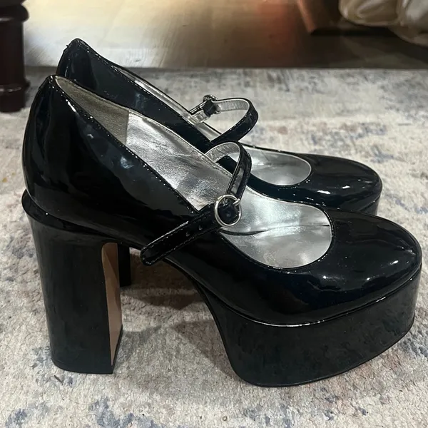 FINAL PRICE Mix No. 6 Shiny Black Heels - Image 2