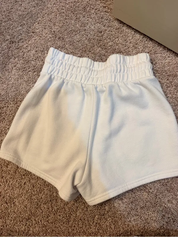 Target White Drawstring Sweatshorts (fit like Xs) - Image 2