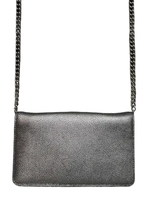 Coach Metallic Silver Convertible Crossbody Clutch - Image 3