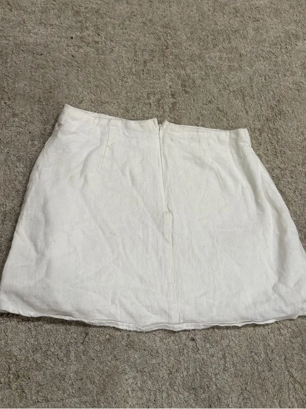 Princess Polly White Mini A-Line Skirt - Image 4