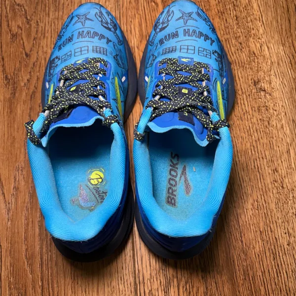 Brooks Launch 9 Boston Run Happy Blue Lobster Running Shoes 1203731B458 Womens 7 - Image 6