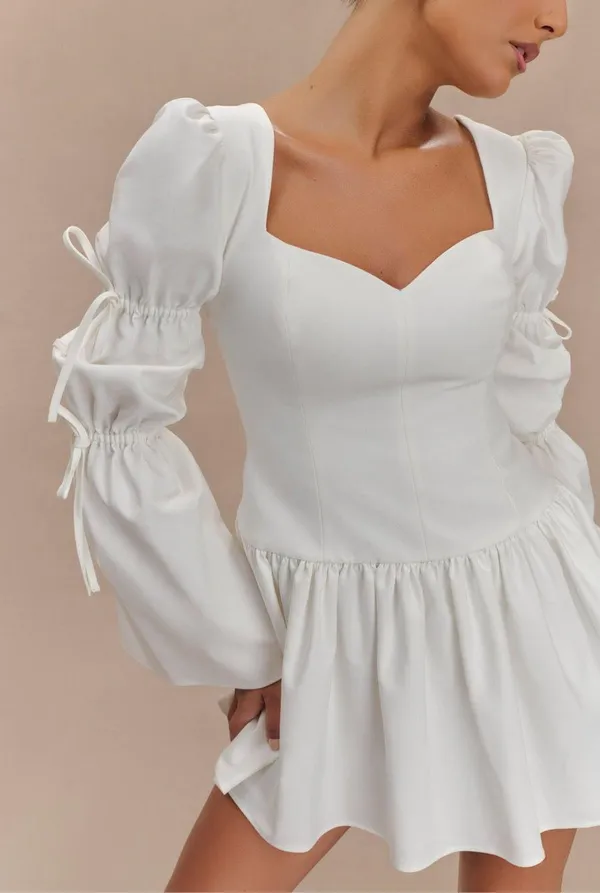 Meshki White Dress - Image 3