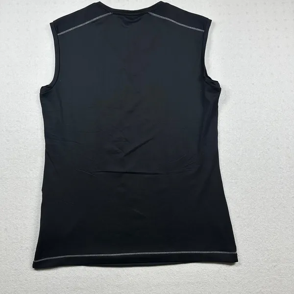 Alo Yoga Women’s CoolFit V Neck Tank Top XXL Black Sleeveless Athletic Shirt - Image 4