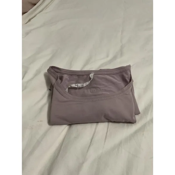 Lululemon Dusty Mauve Pima Cotton Scoop Neck Short Sleeve Tee Size 6 - Image 7
