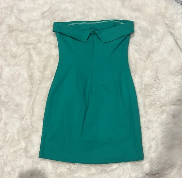 Mabel On My Mind Strapless Foldover Mini Dress Sz M - Image 5