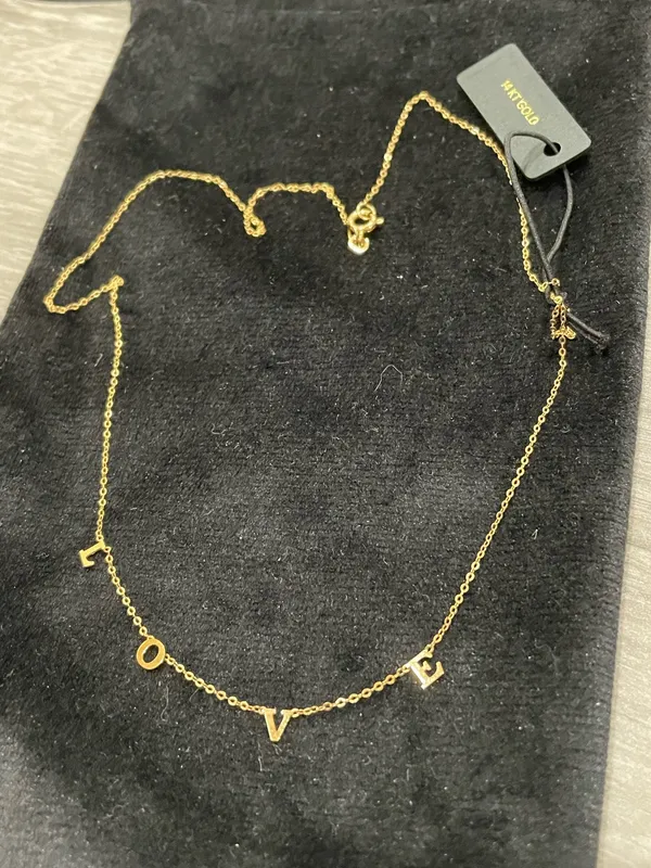 TJ Maxx 14K Gold Necklace - Image 3