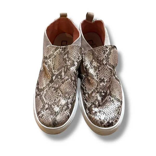 Hey‎ Dude Peyton Slip-On Sneakers Women’s Size 7 Brown Snakeskin Casual Comfort - Image 2